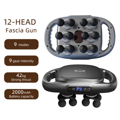 CalmMate 12-Head Deep Tissue Massage Gun