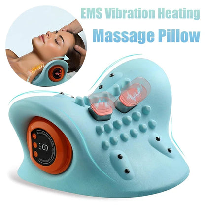 CalmMate EMS HeatPulse Cervical Massager Pillow